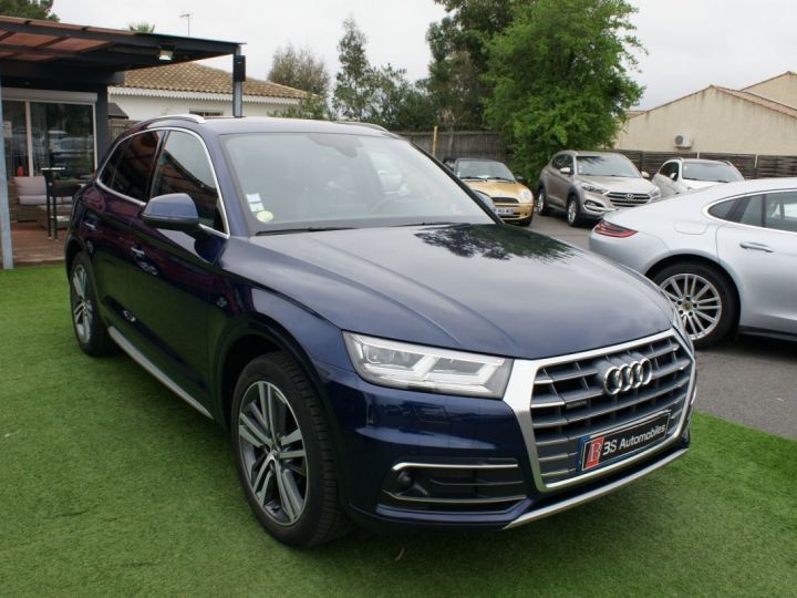 Audi Q5 2.0 TDI 190CH S LINE QUATTRO S TRONIC 7 Bleu - 3