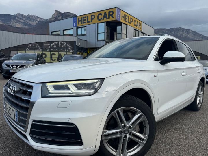 Audi Q5 2.0 TDI 190CH S LINE QUATTRO S TRONIC 7 EURO6D-T Blanc - 1