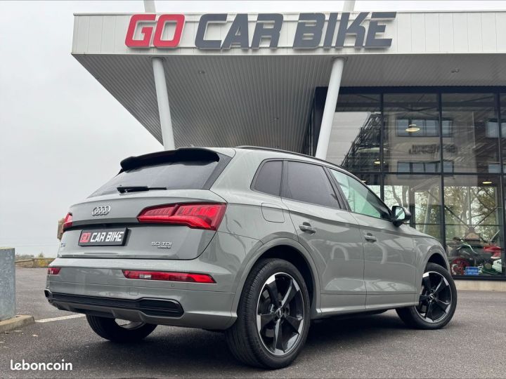 Audi Q5 286 ch S-Line Quattro Suivi complet chez Toit Ouvrant Suspensions Pilotées Pack Black Affichage tête haute Keyless ACC Camera 20P Garantie 6 ans 659-m Gris - 2