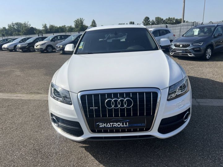 Audi Q5 3.0 V6 TDI 240ch S-line Quattro S tronic 7 GPS Attélage BLANC - 3