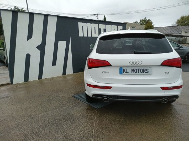 Audi Q5 3.0L TDI 245CH QUATTRO S-LINE S-TRONIC TOIT OUVRANT Blanc - 6