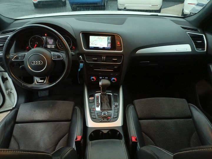 Audi Q5 3.0L TDI 245CH QUATTRO S-LINE S-TRONIC TOIT OUVRANT Blanc - 7