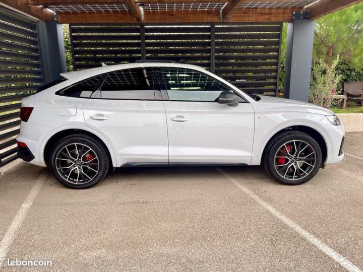 Audi Q5 50 TFSI e 299 CH S line Quattro tronic 7 TOIT OUVRANT CAMERA APPLE CARPLAY GRAND ECRAN SUIVI Blanc - 2