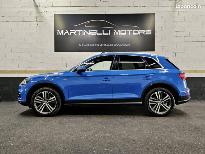 Audi Q5 55 TFSI e 367ch S line quattro tronic 7 Euro6d-T 45g Bleu - 2