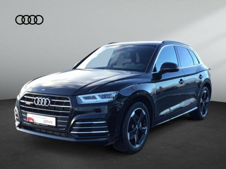 Audi Q5 55 TFSI E Q. S-Tronic S-Line Sport, Attelage, Pano, Presense, Caméra, Garantie 12 Mois Noir - 1