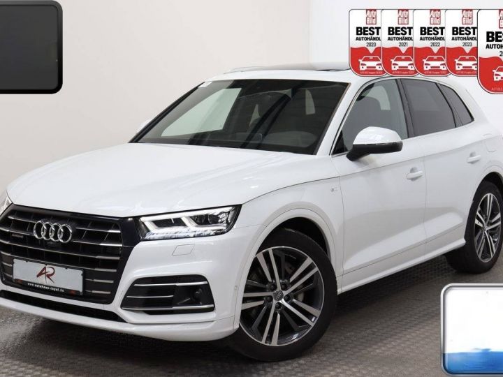 Audi Q5 55 TFSI e qu 3x S LINE B+O,S-SIEGE,ACC Blanc Métallisé - 1