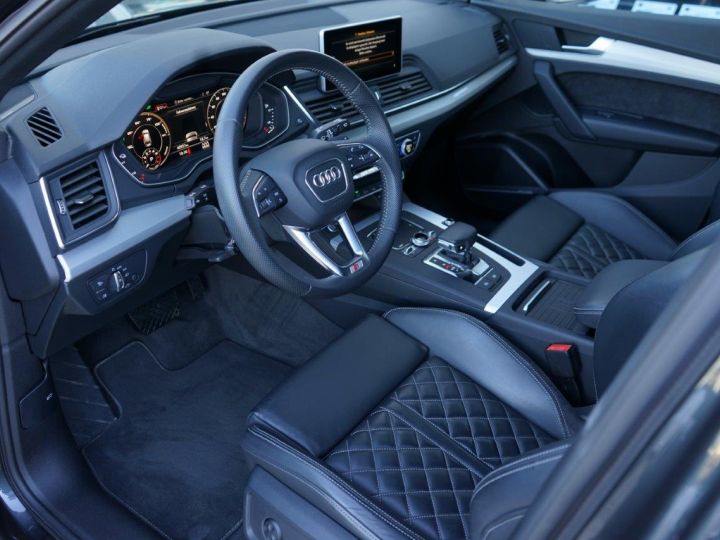 Audi Q5 II (2) 55 TFSIe QUATTRO 367 CH S LINE S TRONIC 7 - Bang & Olufsen - Angles morts - Sièges chauffants - Induction Gris métallisé - 9