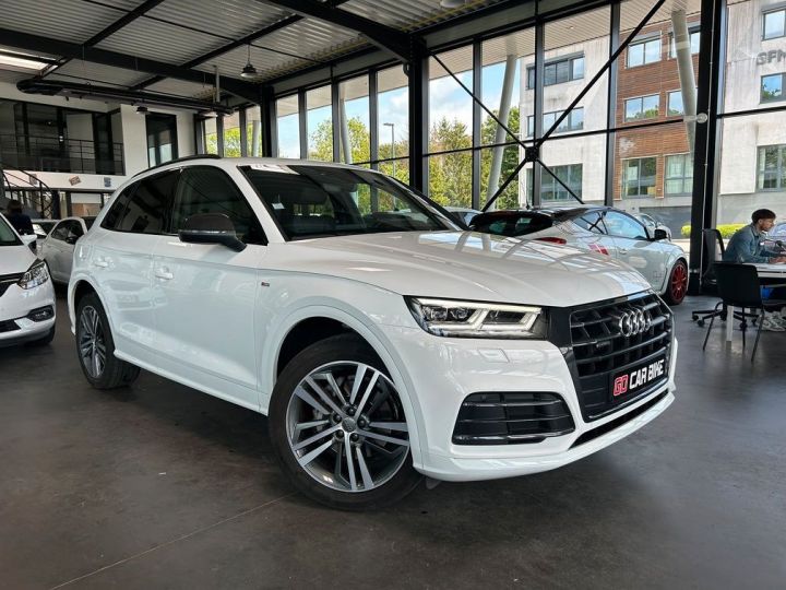 Audi Q5 S-Line 40 TDI 190 ch GARANTIE 6 ANS Quattro S-Tronic Virtual Camera Keyless Cuir GPS 20P 559-mois Blanc - 3