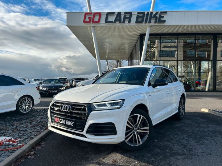 Audi Q5 S-Line 40 TDI 190 ch Quattro S-Tronic GARANTIE 6 ANS Virtual Camera Keyless Cuir LED GPS 20P 565-mois Blanc - 1