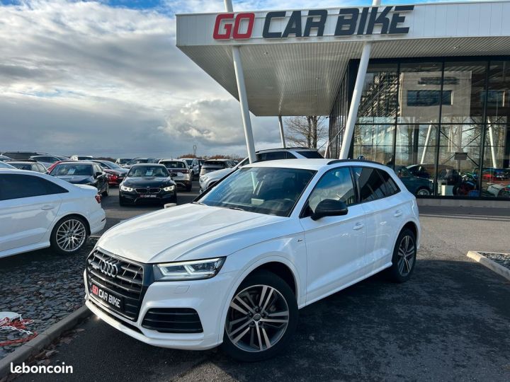 Audi Q5 S-Line 40 TDI 190 ch Quattro S-Tronic GARANTIE 6 ANS Virtual Camera Keyless Cuir LED GPS 20P 599-mois Blanc - 1