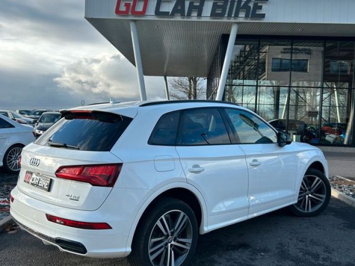 Audi Q5 S-Line 40 TDI 190 ch Quattro S-Tronic GARANTIE 6 ANS Virtual Camera Keyless Cuir LED GPS 20P 599-mois Blanc - 2