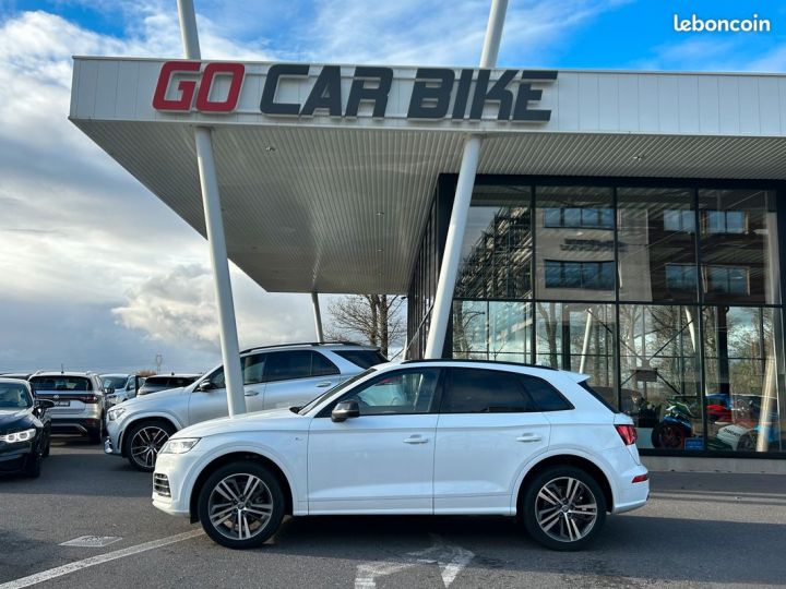 Audi Q5 S-Line 40 TDI 190 ch Quattro S-Tronic GARANTIE 6 ANS Virtual Camera Keyless Cuir LED GPS 20P 599-mois Blanc - 3