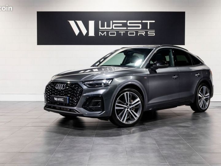 Audi Q5 Sportback 55 TFSI e S-Line 367 – Français Toit Pano Suspension adaptatives B&O 499EMOIS Gris - 1