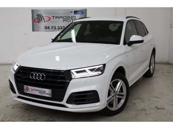 Audi Q5 V6 3.0 TDI S LINE Alcantara. Financ TVA-Tiptronic 8 Quattro Blanc - 1