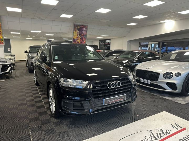 Audi Q7 3.0 V6 TDI QUATTRO S-Line Tiptronic 7 places Origine France  Noir - 2