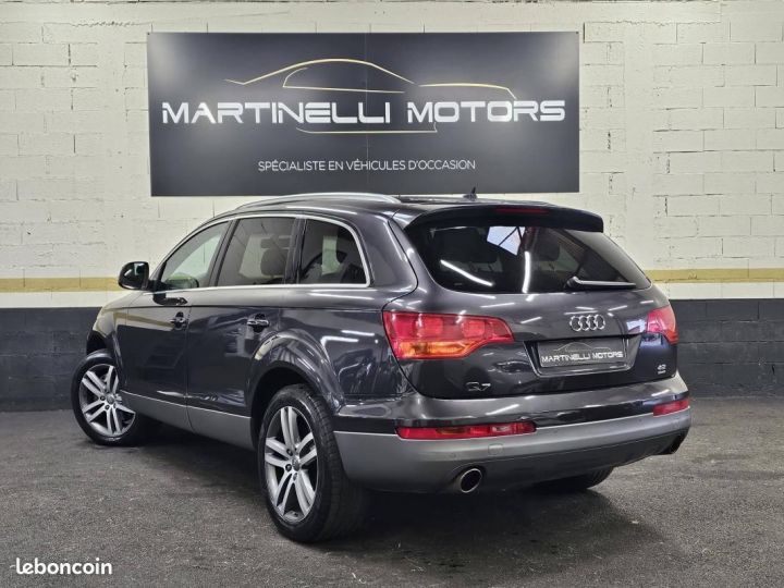 Audi Q7 4.2 V8 FSI 350ch S line quattro Tiptronic 7 places Gris - 3