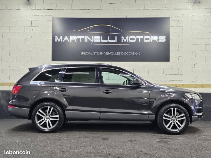 Audi Q7 4.2 V8 FSI 350ch S line quattro Tiptronic 7 places Gris - 5