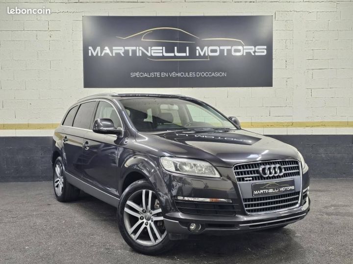 Audi Q7 4.2 V8 FSI 350ch S line quattro Tiptronic 7 places Gris - 6