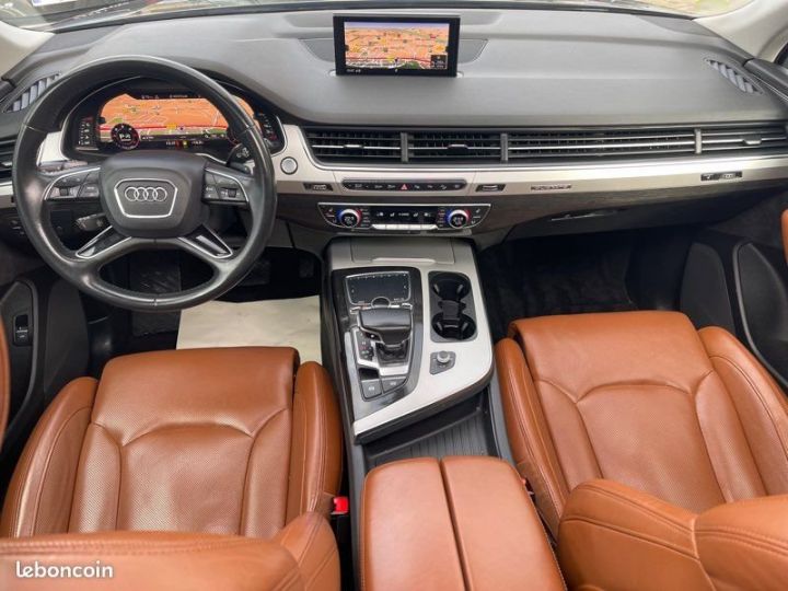 Audi Q7 50 TDI 286ch Avus Quattro Tiptronic 7 Places Toit Pano Sièges ventilés Attelage Marron - 5