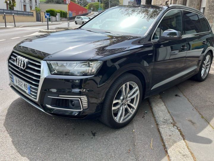 Audi Q7 e-Tron 3.0 V6 Tdi 373cv Avus quattro 1 ère main TVA Noir - 2