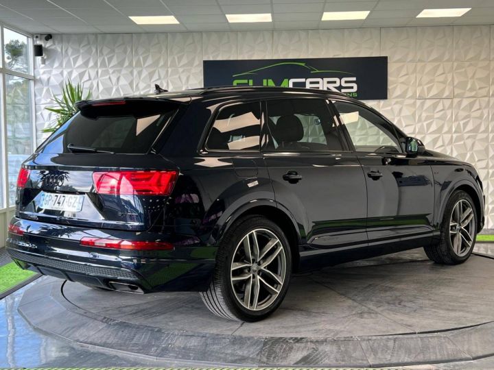 Audi Q7 II 3.0 V6 TDI 272ch clean diesel Avus Extended quattro Tiptronic 5 places Bleu Foncer - 2