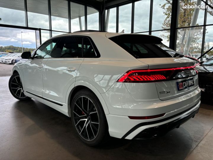 Audi Q8 50 TDI 286ch S line Quattro Français Garantie 6 ans Toit ouvrant Attelage Suspension Pneumatique Carplay 22 pouces 779-mois Blanc - 3