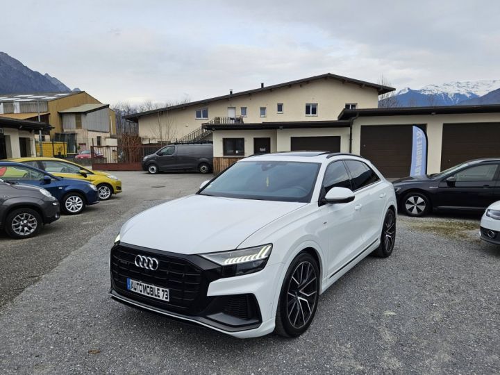 Audi Q8 50 TDI 286ch S line quattro tiptronic 8 157g BLANC - 1