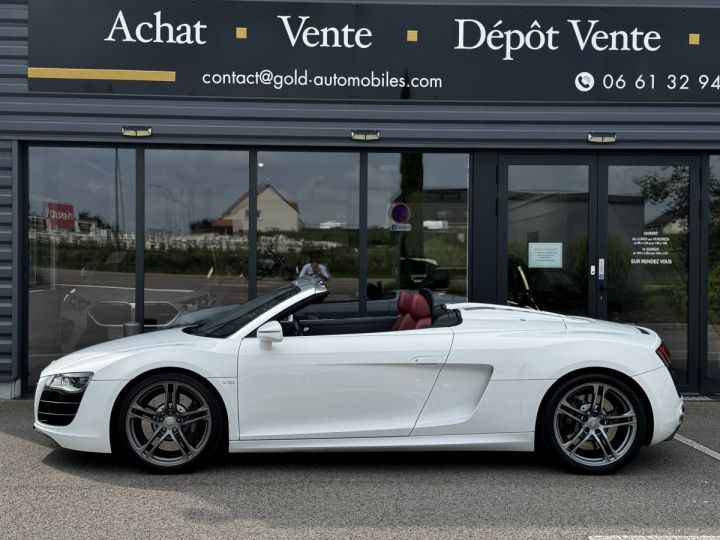 Audi R8 5.2 V10 FSI 525ch R Tronic 6 Blanc - 5