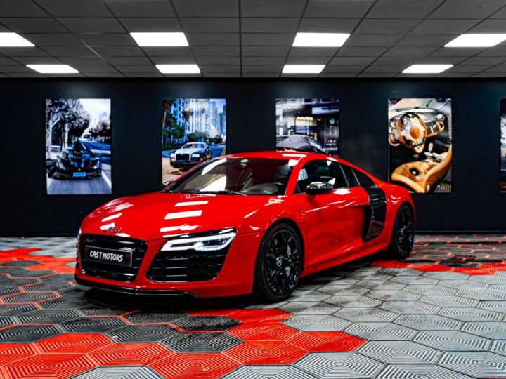 Audi R8 5.2 V10 FSI 550ch Plus quattro tronic 7 ROUGE CLAIR - 1