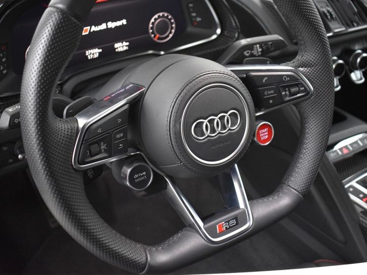 Audi R8 540ch FULL BLACK SIEGES RS CAMERA B&O GARANTIE AUDI Noir - 10