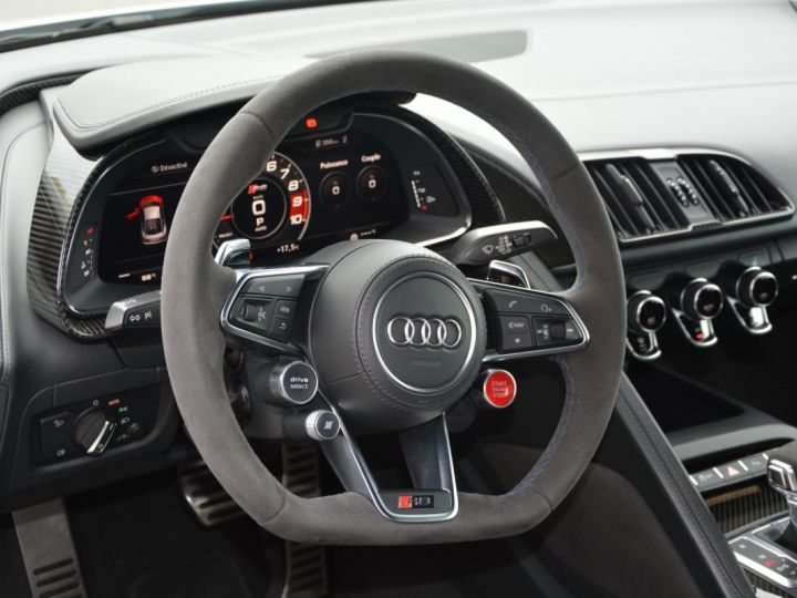 Audi R8 620 CV V10 Performance LOA 1 299 Euros Par mois Sièges Recaro Carbon Interieur et Moteur Gris Suzuka Co2 Payé Gris - 11