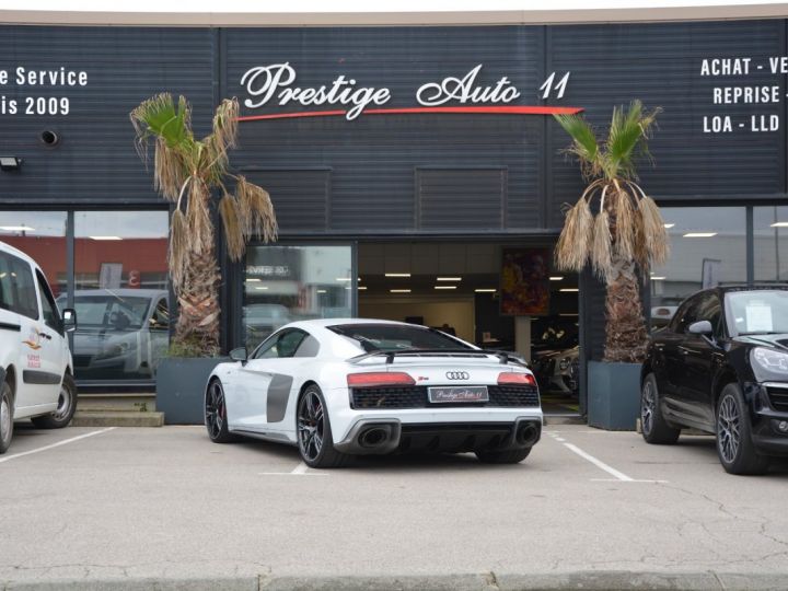 Audi R8 620 CV V10 Performance LOA 1 299 Euros Par mois Sièges Recaro Carbon Interieur et Moteur Gris Suzuka Co2 Payé Gris - 16