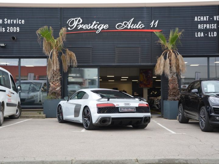 Audi R8 620 CV V10 Performance LOA 1 299 Euros Par mois Sièges Recaro Carbon Interieur et Moteur Gris Suzuka V 10 Gris - 16