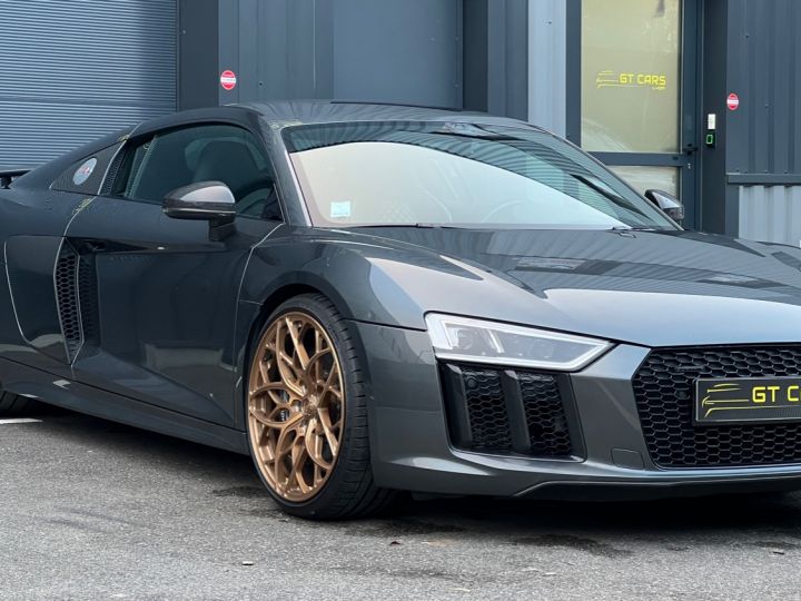 Audi R8 Audi R8 V10 Plus 610 Ch - LOA 1 340 Euros Par Mois - Jantes 21 Forgées - Pack Carbone Extérieur/intérieur Gris - 3