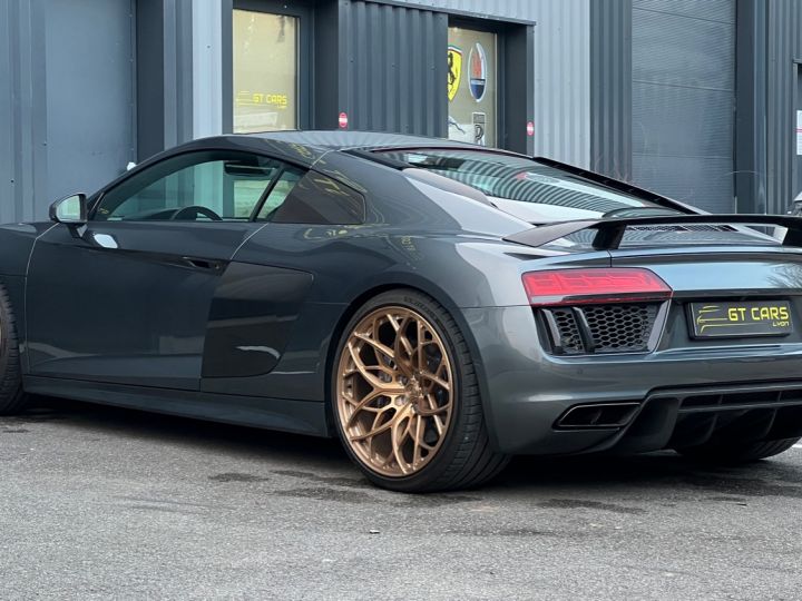 Audi R8 Audi R8 V10 Plus 610 Ch - LOA 1 340 Euros Par Mois - Jantes 21 Forgées - Pack Carbone Extérieur/intérieur Gris - 8