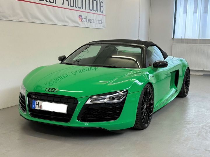 Audi R8 Spyder 5.2 V10 Garantie 12 mois VERT PORSCHE - 1