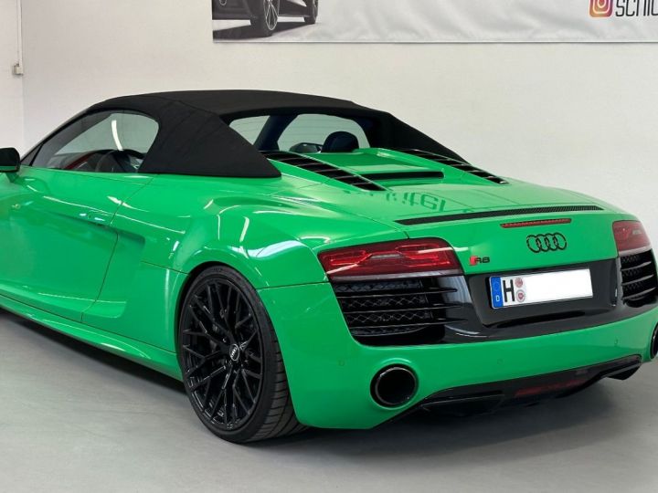 Audi R8 Spyder 5.2 V10 Garantie 12 mois VERT PORSCHE - 5