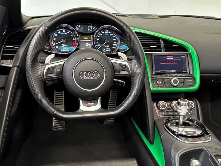 Audi R8 Spyder 5.2 V10 Garantie 12 mois VERT PORSCHE - 9