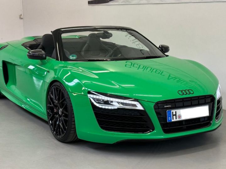 Audi R8 Spyder 5.2 V10 Garantie 12 mois VERT PORSCHE - 14