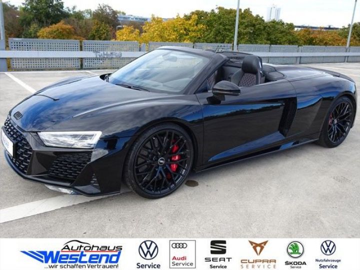 Audi R8 Spyder V10 5.2L 620 Performance Pack Full Black B&O JA 20  Garantie 12 mois Prémium Noire - 4