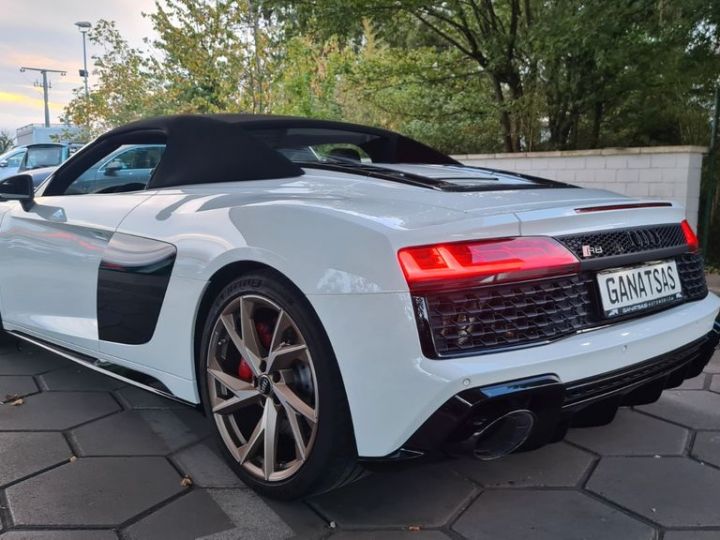 Audi R8 Spyder V10 5.2L RWD 540 Blanche B&O JA 20 Virtual*Camera*LED*GARANTIE AUDI 11/2024 Blanche - 8