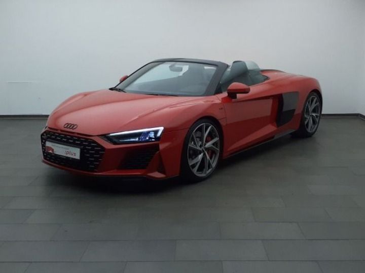 Audi R8 Spyder V10 5.2L RWD LED/Laser 540 B&O JA 20 Garantie 12 mois Prémium Rouge - 5