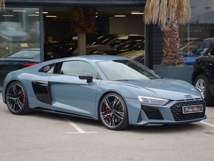 Audi R8 V10 5.2 FSI 540 CV Garantie France 2026 Gris Kemora Gris - 3