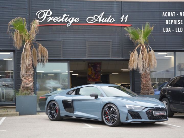 Audi R8 V10 5.2 FSI 540 CV Garantie France 2026 Gris Kemora Gris - 35