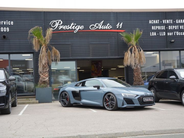 Audi R8 V10 5.2 FSI 540 CV Garantie France 2026 Gris Kemora Gris - 36