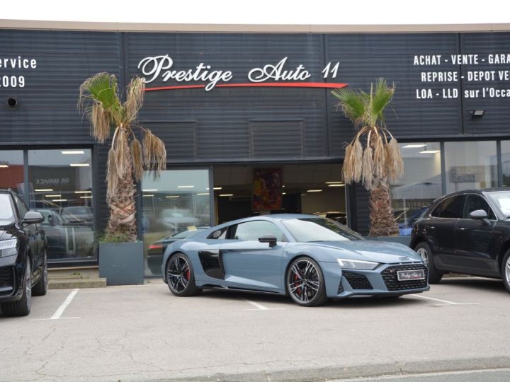 Audi R8 V10 5.2 FSI 540 CV Garantie France 2026 Gris Kemora IMMAT FRANCE Gris - 36