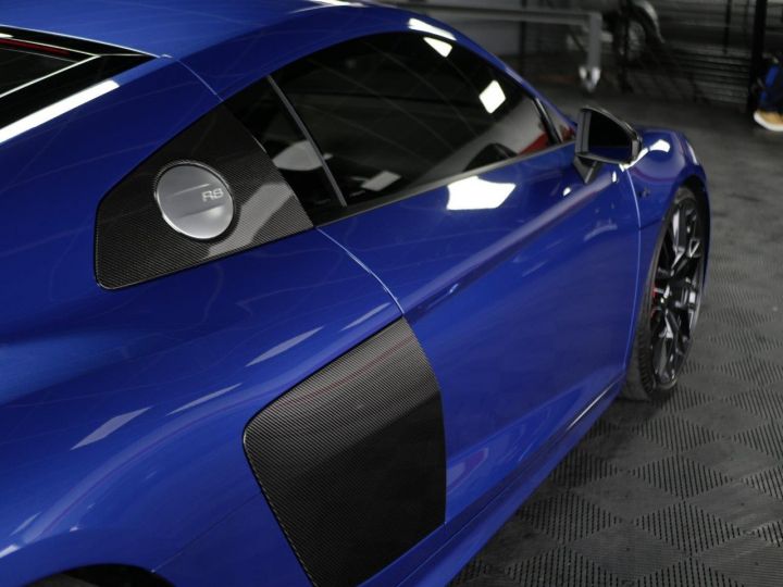 Audi R8 V10 5.2 RWS 540 Ch - 1 Of 999 - Française - Full Carbone - Hifi B&O - Entretien 100% AUDI - Pneus AR Récents - Garantie Premium 12 Mois Bleu Ara - 14