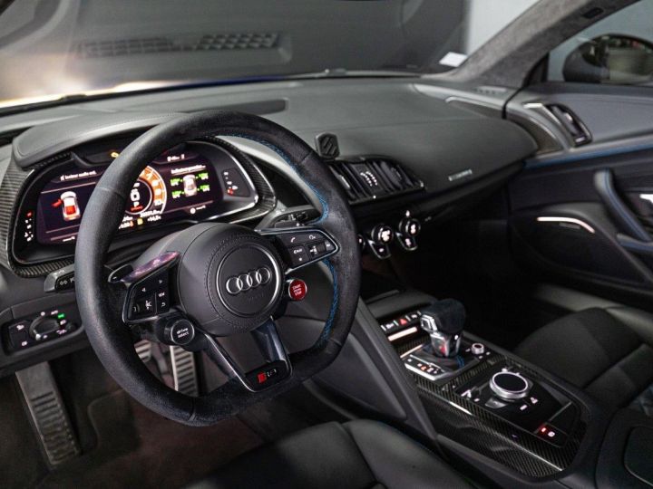 Audi R8 V10 5.2 RWS 540 Ch - 1 Of 999 - Française - Full Carbone - Hifi B&O - Entretien 100% AUDI - Pneus AR Récents - Garantie Premium 12 Mois Bleu Ara - 21