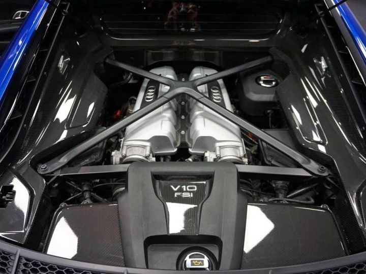 Audi R8 V10 5.2 RWS 540 Ch - 1 Of 999 - Française - Full Carbone - Hifi B&O - Entretien 100% AUDI - Pneus AR Récents - Garantie Premium 12 Mois Bleu Ara - 18