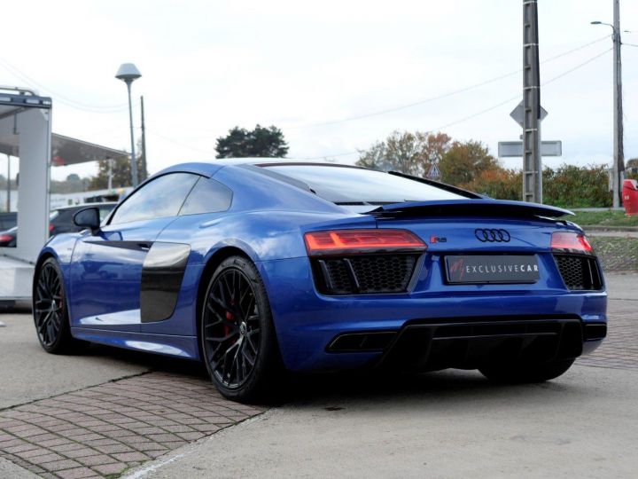 Audi R8 V10 5.2 RWS 540 Ch - 1 Of 999 - Française - Full Carbone - Hifi B&O - Entretien 100% AUDI - Pneus AR Récents - Garantie Premium 12 Mois Bleu Ara - 19